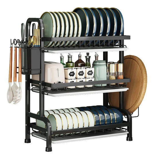 ESCURRIDOR DE PLATOS DE 3 NIVELES